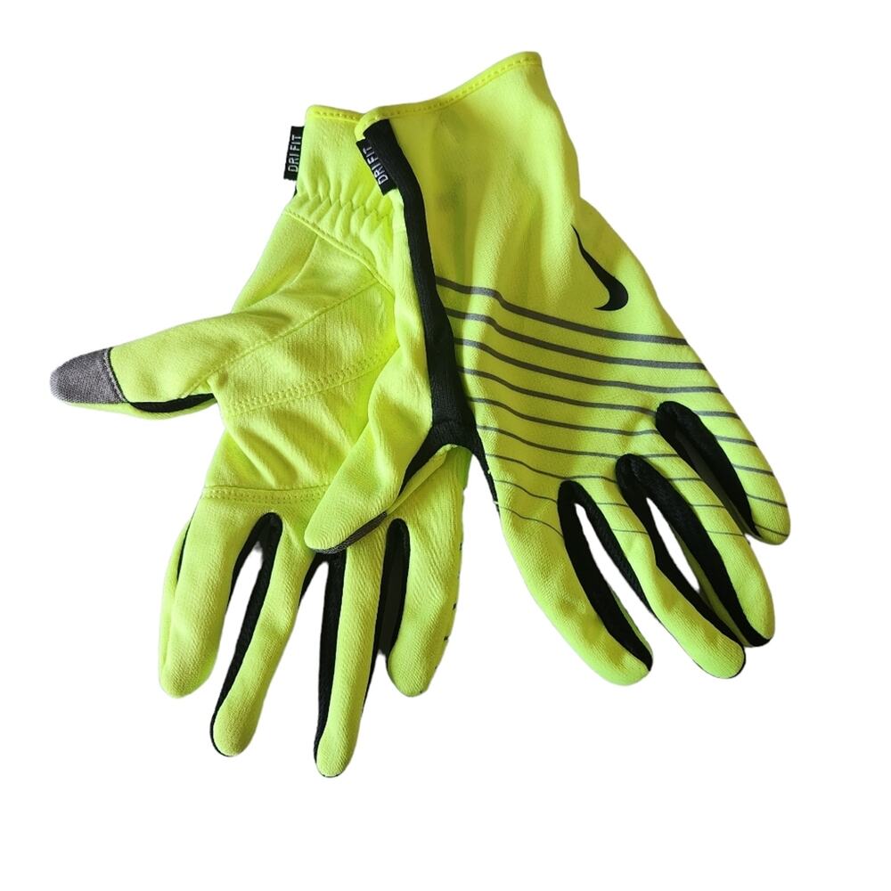 Nike Gloves Womens Medium DriFit Multisport Yellow